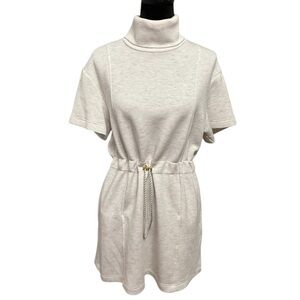 Varley Sophie Dress DoubleSoft Ivory Marl Size S